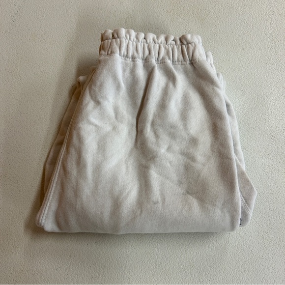 Abercrombie & Fitch Soft A&F Collection Cream/White Joggers - Size S - Picture 4 of 4
